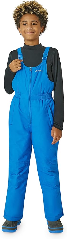 Eddie Bauer Kids Snow Bib - Insulated Waterproof Kids Snow Suit - Cozy Outdoor Activewear Overalls for Girls and Boys (3-16)