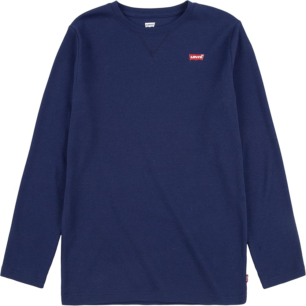 Levi's Boys' Long Sleeve Thermal Waffle Knit Shirt