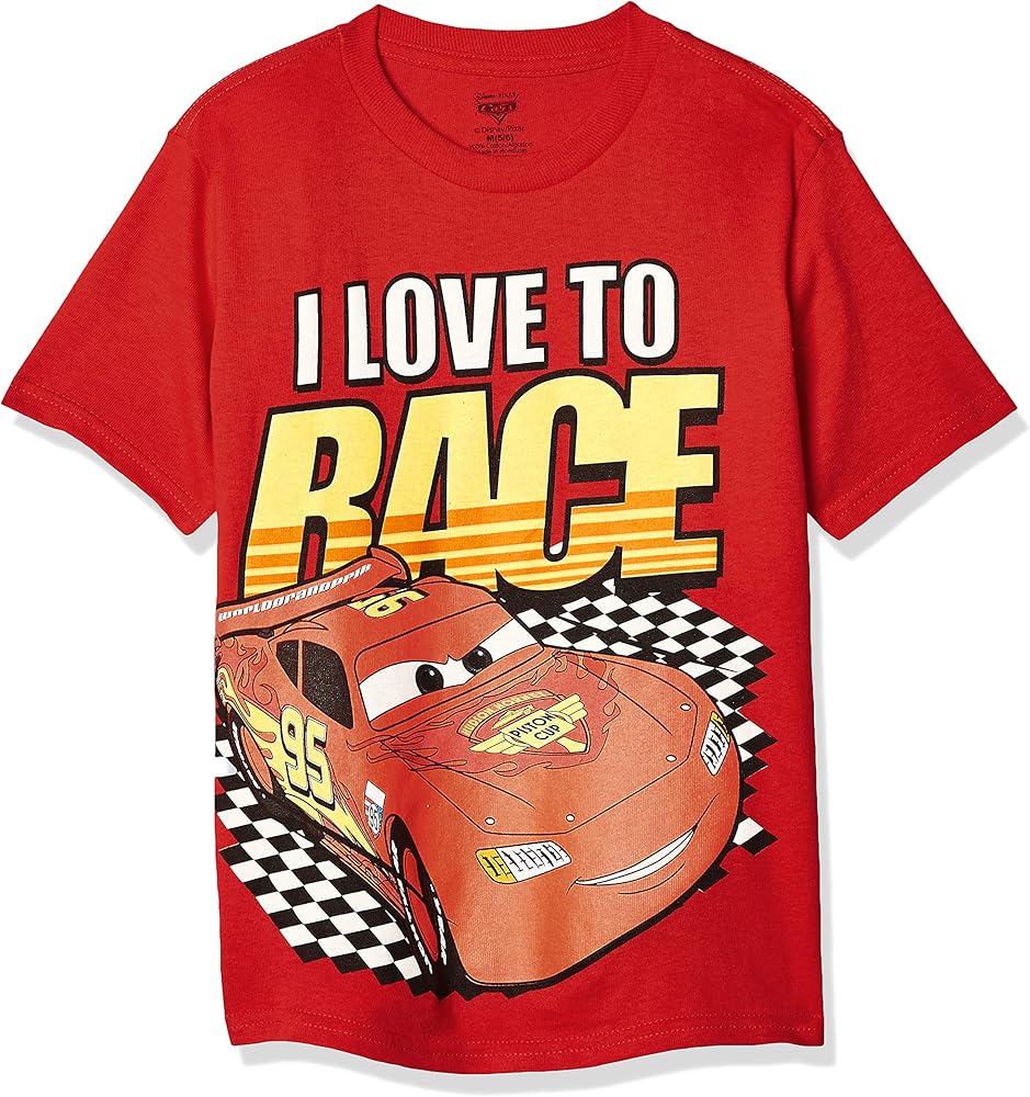 Disney Boys' Cars Lightning McQueen T-Shirt