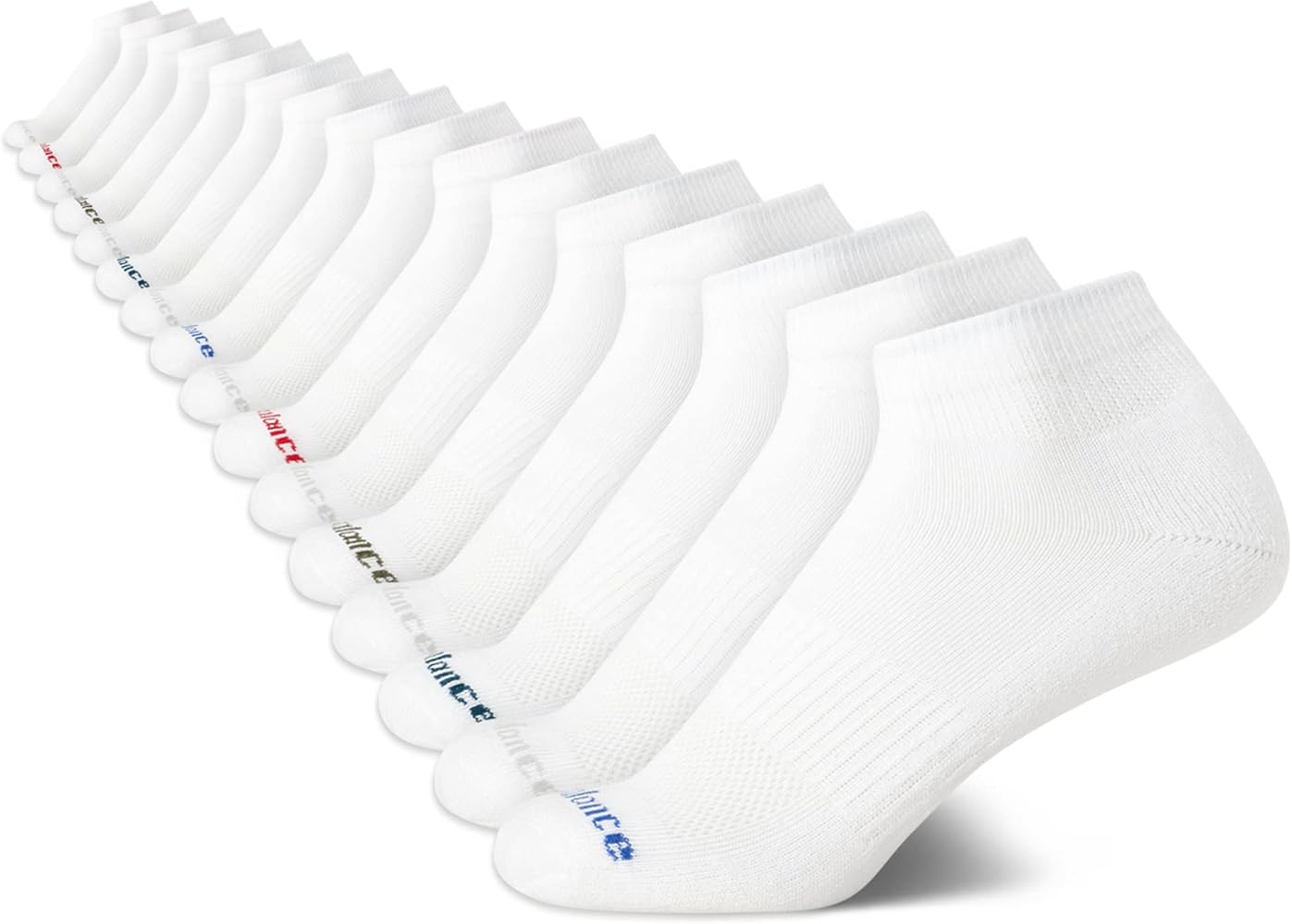 New Balance Boys' Socks - Performance Cushioned Quarter Socks (16 Pack)