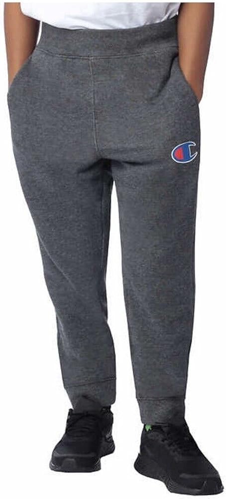 Champion Youth Boy's Jogger Sweatpant (as1, Alpha, l, Regular, Granite Heather, Large(14/16))