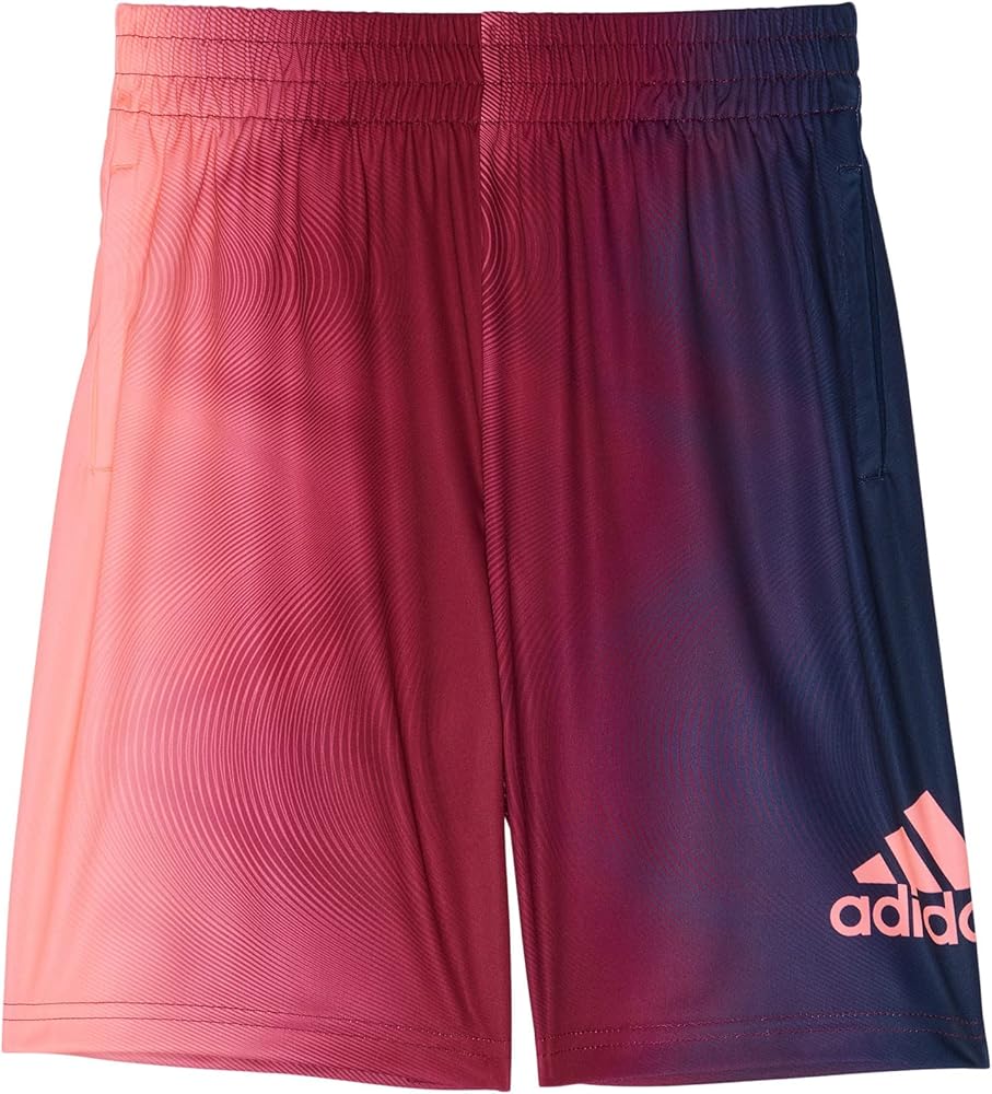 adidas Boy's Feel Free Shorts (Bid Kids) Legacy Burgundy XL (18-20 Big Kid)