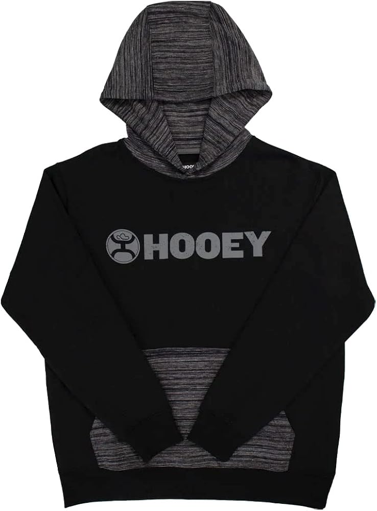 HOOEY Boy's Youth Cotton Hoodie (Small, Lock Up - Black)