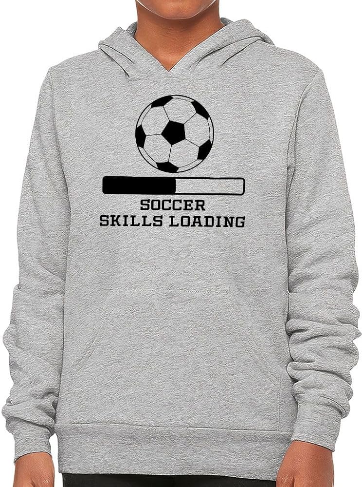 Soccer Skills Loading Kids' Hoodie - Soccer Player Clothing - Soccer Enthusiast Stuff