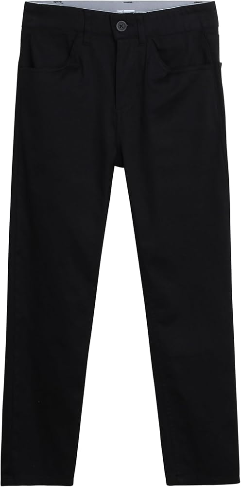 Chaps Boys' Pants - Stretch Twill Flat Front Chino Pants - Casual Pants for Boys (8-20)