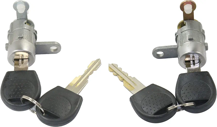 Garage-Pro Door Lock Cylinder Set of 2 Compatible with 2004-2007 Chevrolet Aveo with Keys Driver and Passenger Side