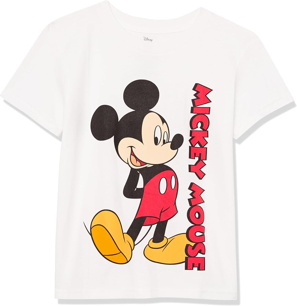 Disney Boys' Mickey Mouse Short Sleeve T-Shirt Little Big Kid