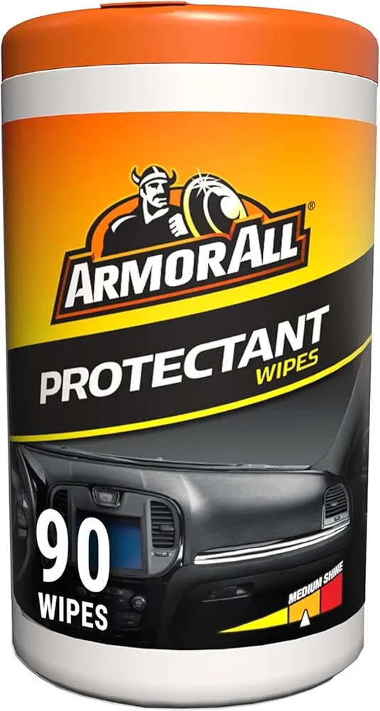 Armor All Original Protectant Wipes, Car Interior Cleaner Wipes with UV Protection to Fight Cracking & Fading, 90 Count