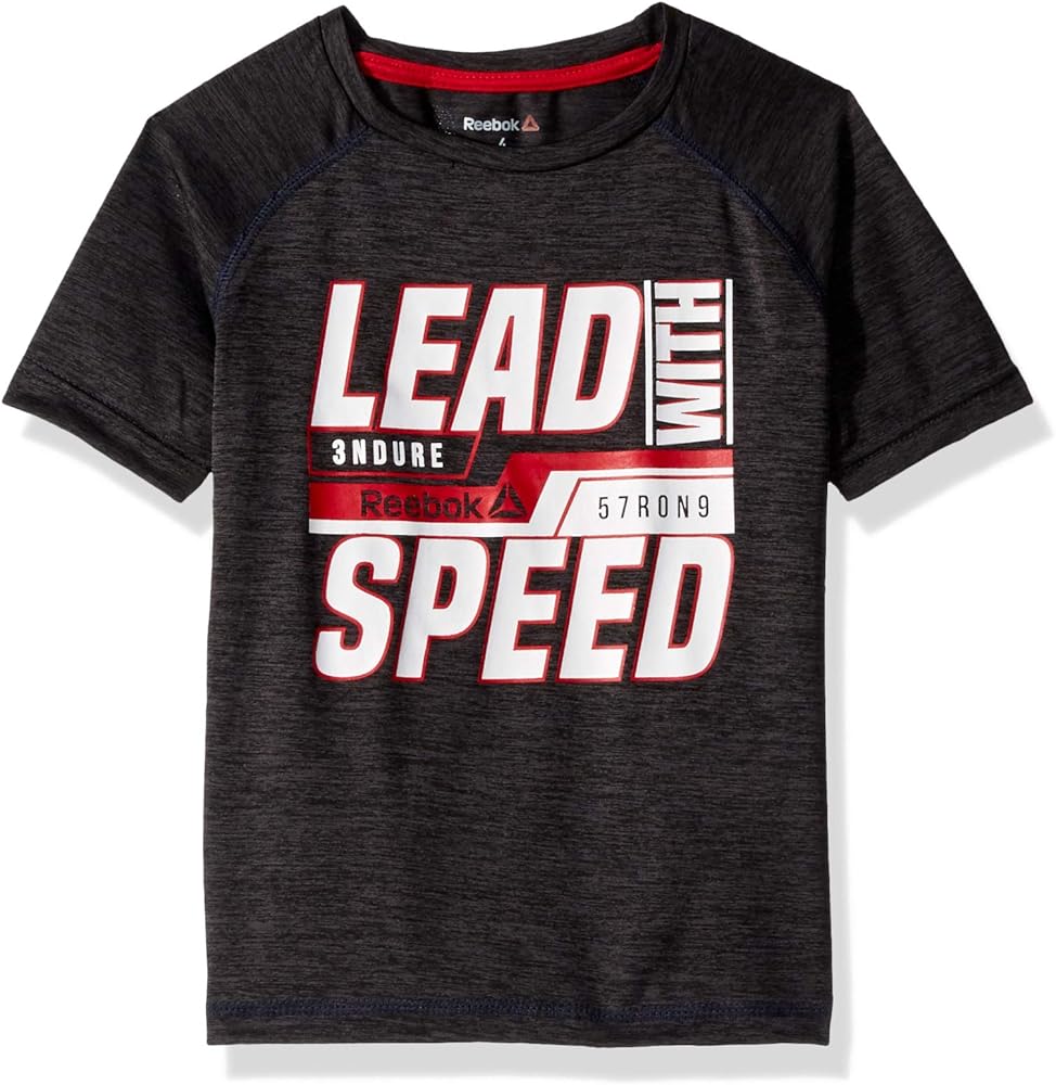 Reebok Boys' Lead with Speed Space Dye T-Shirt