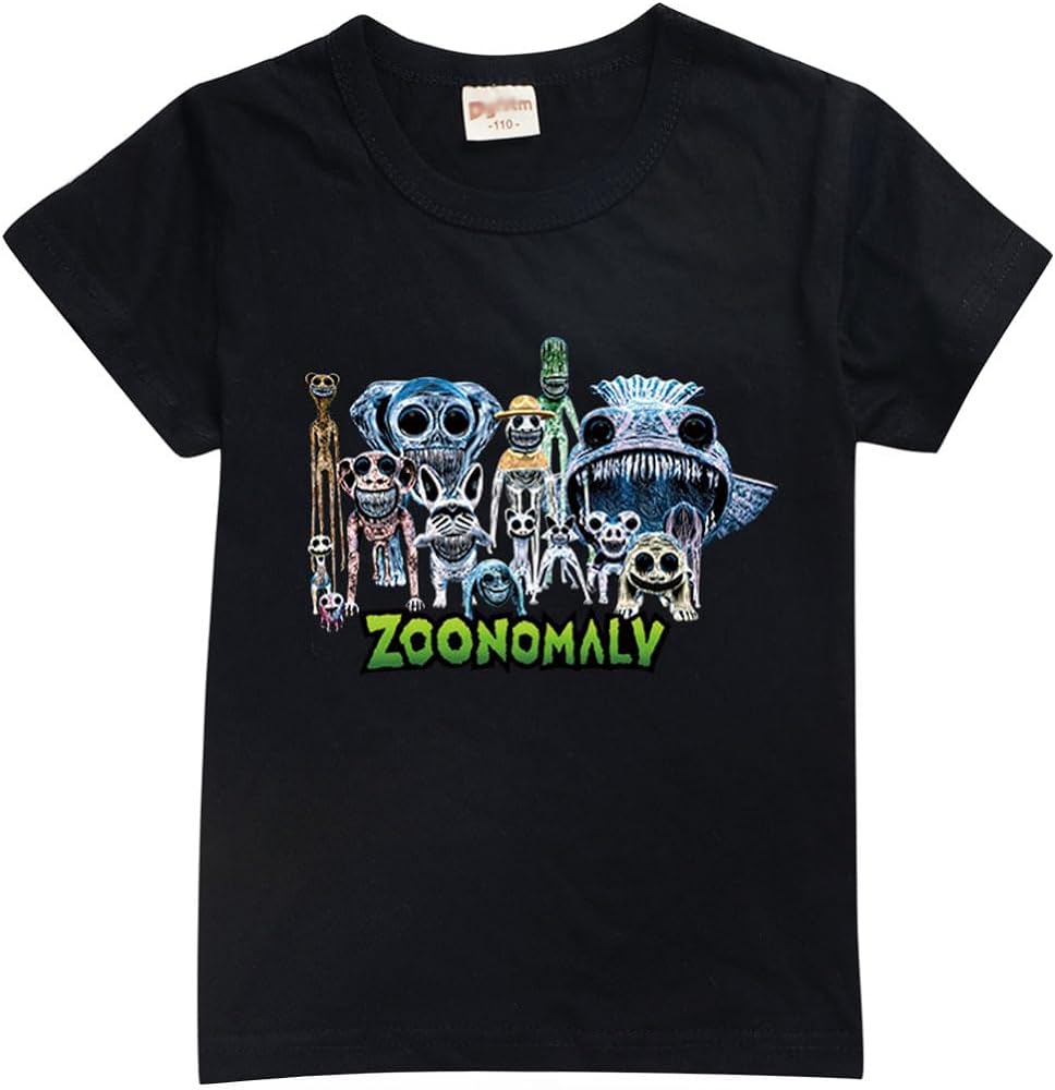 Boys Zoonomaly T Shirt Kids Zoonomaly Short Sleeve Girls Funny Tee Unisex Harajuku Tops Zoonomaly Song Shirt