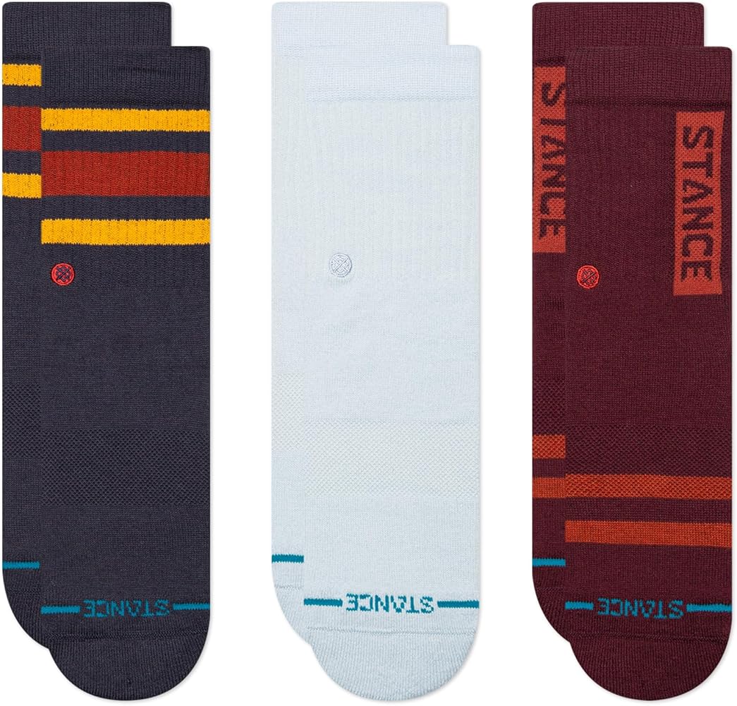 Stance Icon Mixed Crew 3-Pack (Little Big Kid)