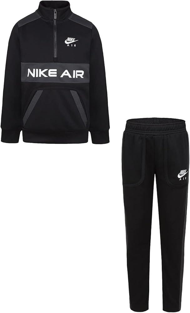 Nike Boy's Air Tricot Set (Little Kids) Black 6 Little Kid