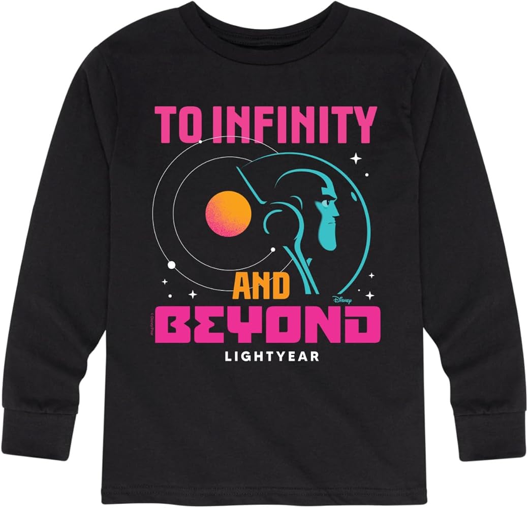 Disney Lightyear - Infinity and Beyond - Toddler and Youth Long Sleeve Graphic T-Shirt