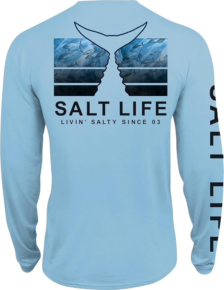 Salt Life Boy's Tuna Storm Performance Long Sleeve Tee