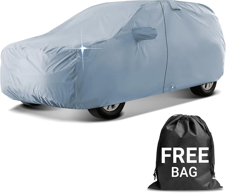 SUV Custom-Fit Car Cover for Fiat 500L, 500X | Waterproof All Weather SUV Cover for UV, Rain, Snow, and Ice. Premium Quality, Suitable for Both Indoor and Outdoor Use. (Year Fits 2014-2023)