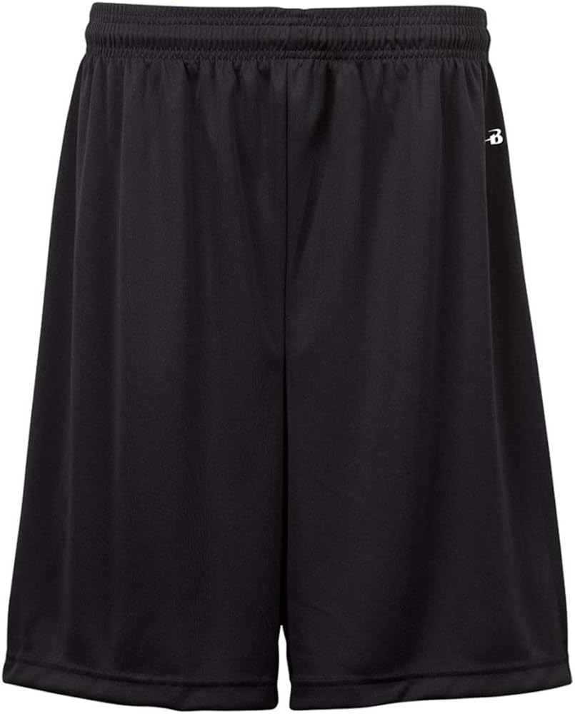 Badger Youth B-Dry 6 Shorts, S, Cardinal