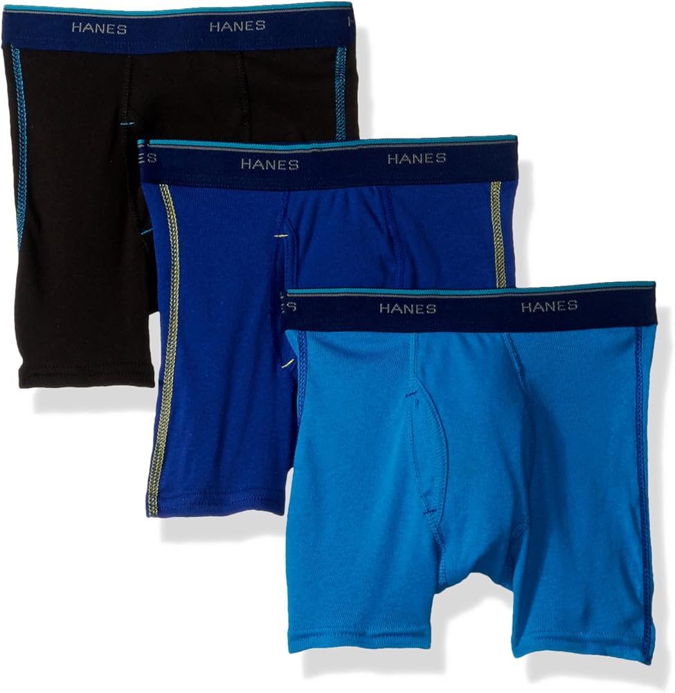 Hanes Boys Red Label Comfort Flex Sport Inspired Boxer Briefs 3-Pack