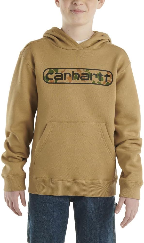 Carhartt Kid's CA6473 Long-Sleeve Graphic Sweatshirt - Boys