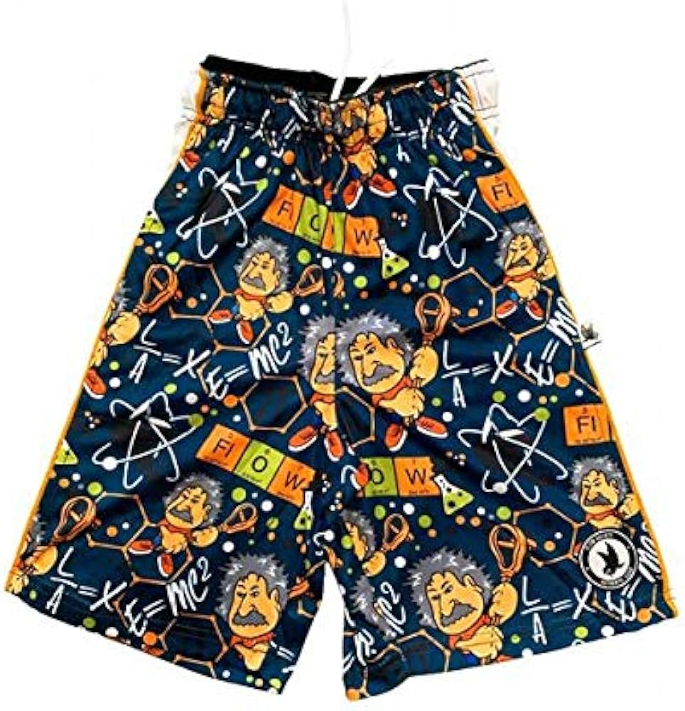 Flow Society Scientific Flow Boys Lacrosse Shorts | Boys LAX Shorts | Lacrosse Shorts for Boys | Kids Athletic Shorts