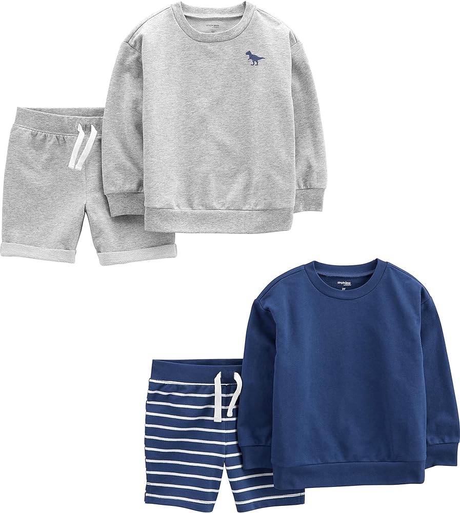 Simple Joys by Carter's boys 4-piece Sweatshirt Set