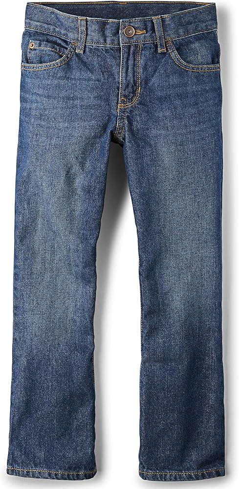 The Children's Place Boys' Basic Bootcut Jeans