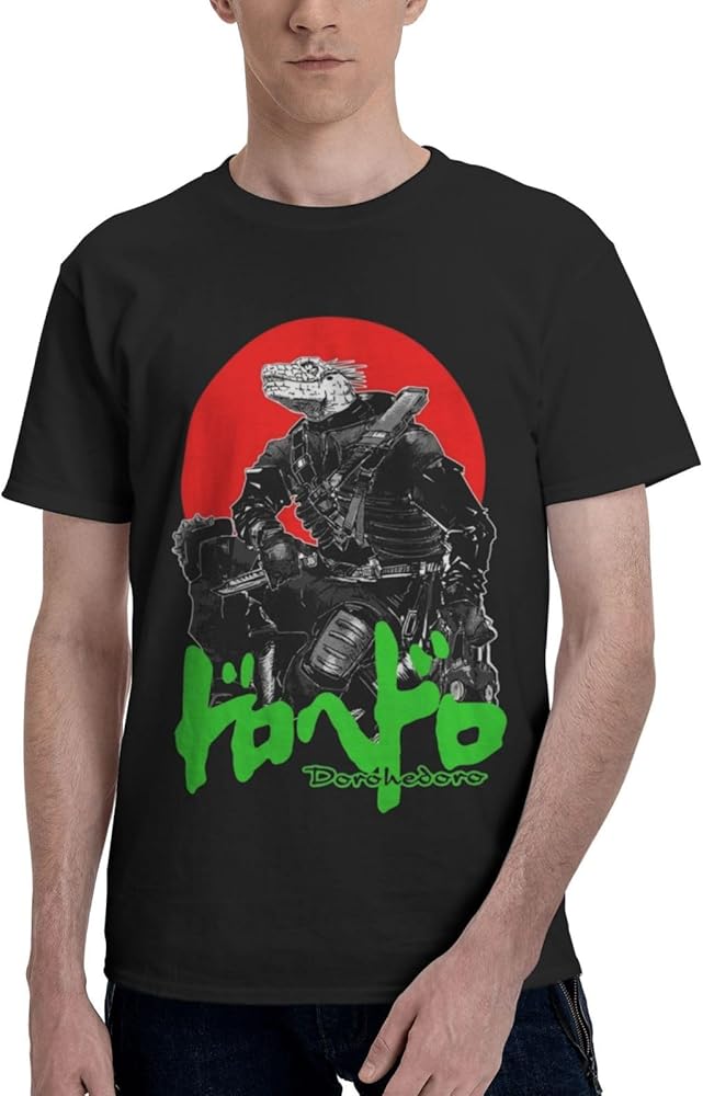 Anime Dorohedoro T Shirt Boy's Summer Manga Round Neck T-Shirts Casual Short Sleeves Tee