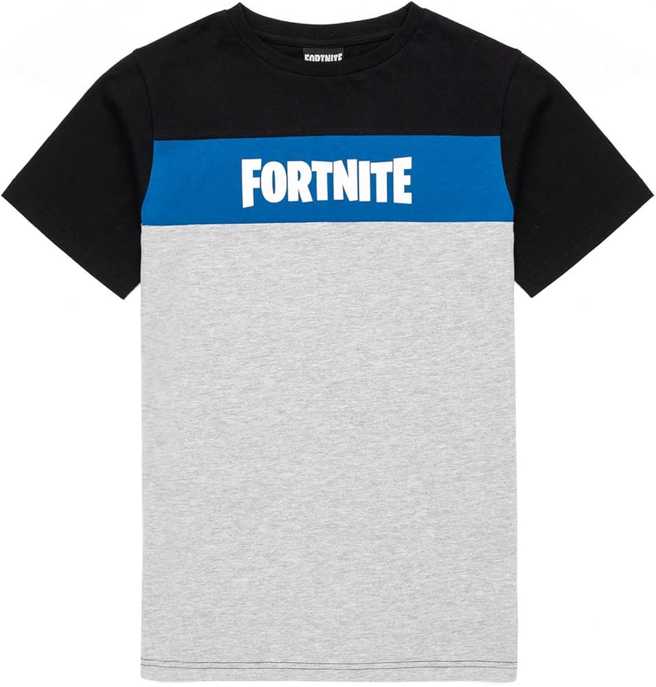 FORTNITE T-Shirt Boys Kids Colour Options Gamer Short Sleeve Top