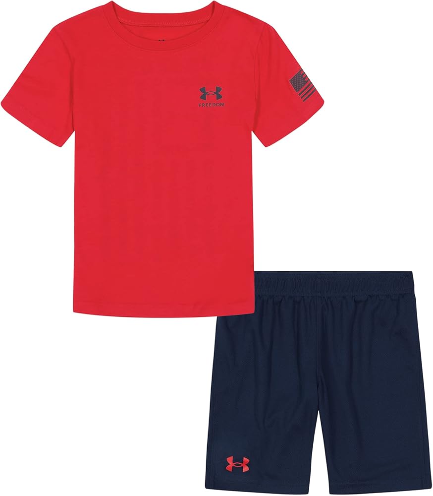 Under Armour boys Outdoor Set, Cohesive Pants Or Shorts & Top