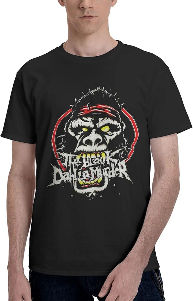 Rock Band T Shirts The Black Dahlia Murder Mens Summer Cotton Tee Crew Neck Short Sleeve T-Shirt Black