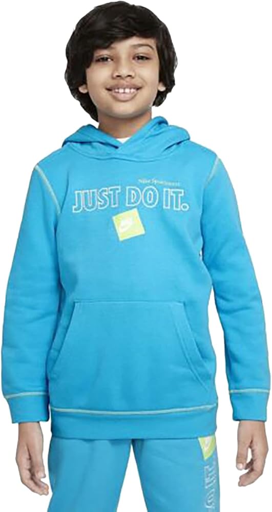 Nike Big Boys Sportswear JDI Pullover Hoodie XL Blue