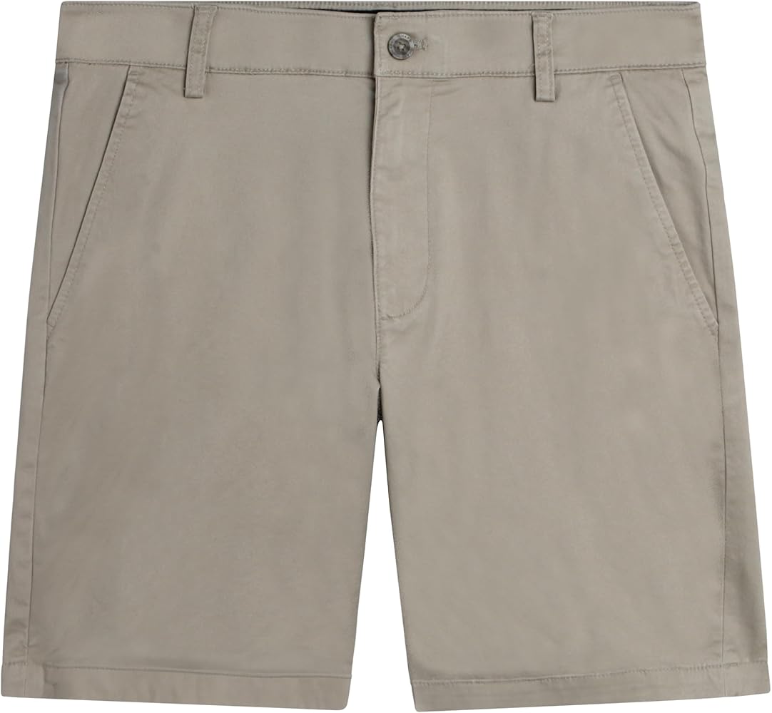 Chaps Boys' Shorts - Flex Waistband Stretch Twill Boys Chino Shorts - Casual Uniform Khaki Shorts for Boys