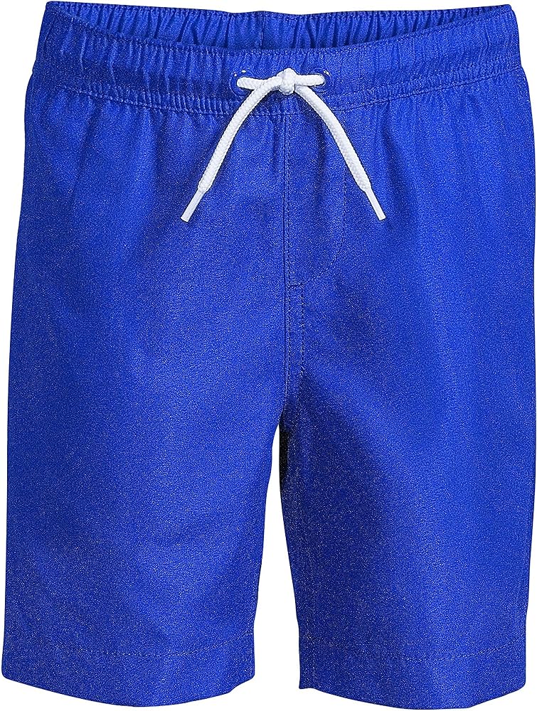 Lands' End Boys Solid Swim Trunks