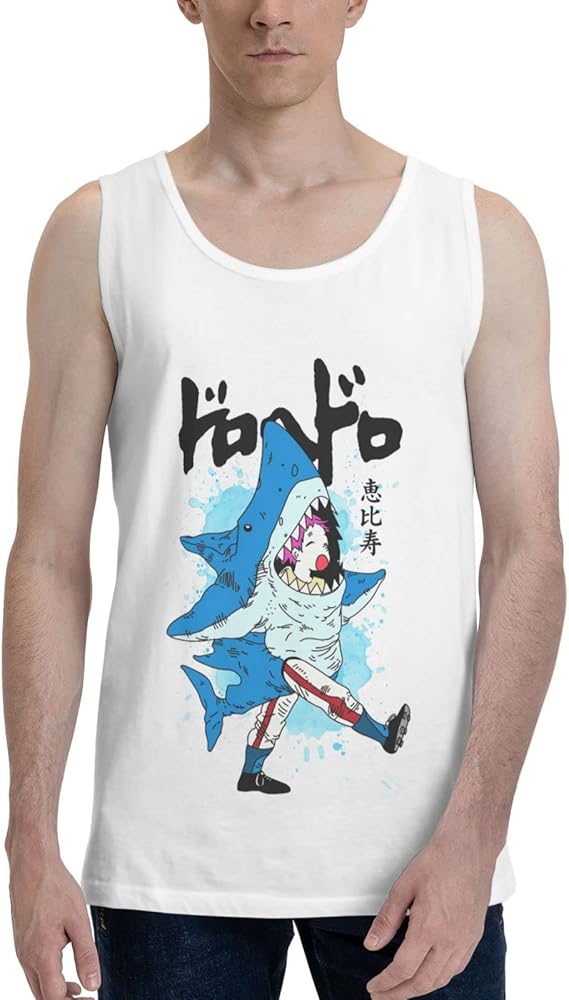 Anime Tank Top Shirt Dorohedoro Boy's Summer Sleeveless T-Shirts Fashion Vest