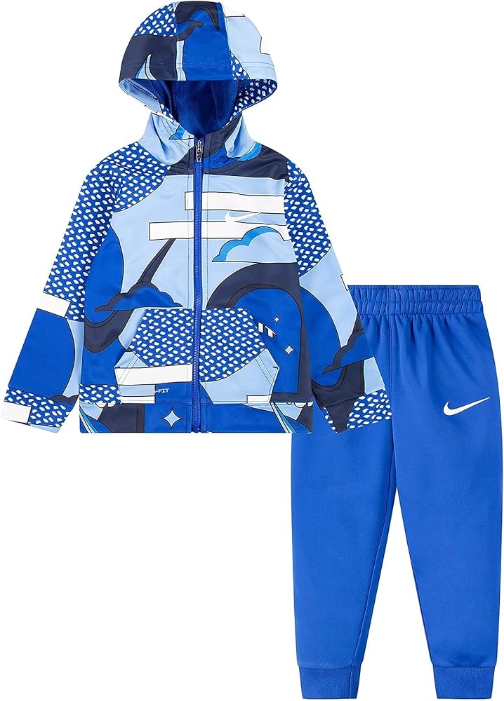 Nike Baby Boy's All Day Play All Over Print Set (Toddler) Game Royal 2 Toddler