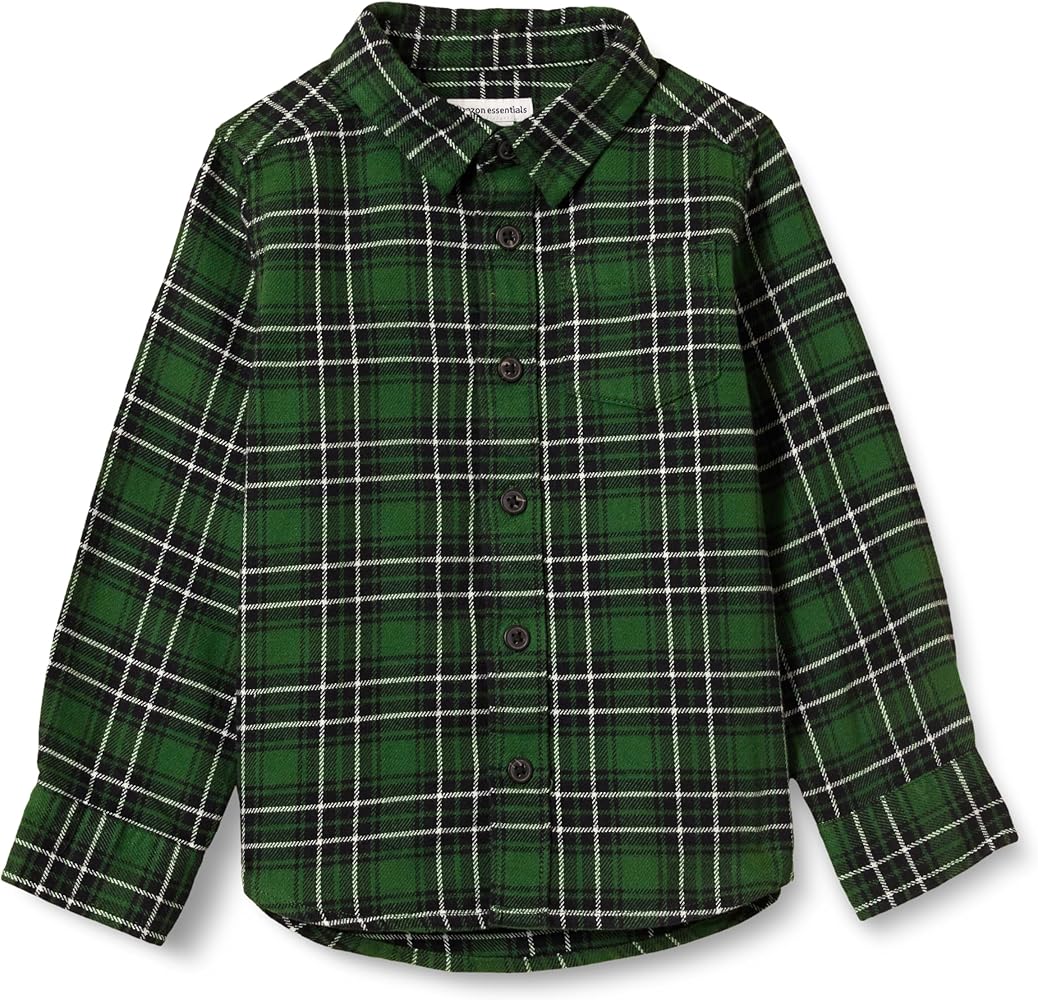 Amazon Essentials Boys and Toddlers' Flannel Shirt