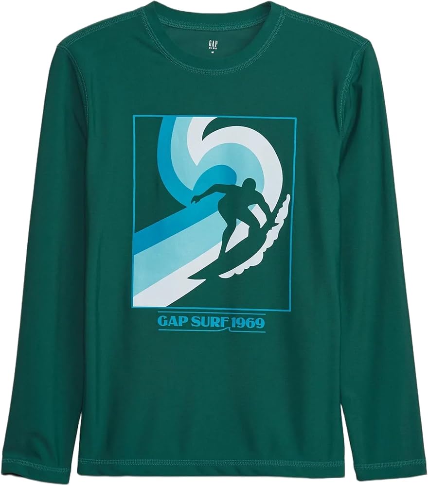 GAP Boys' Standard Long Sleeve Rashguard