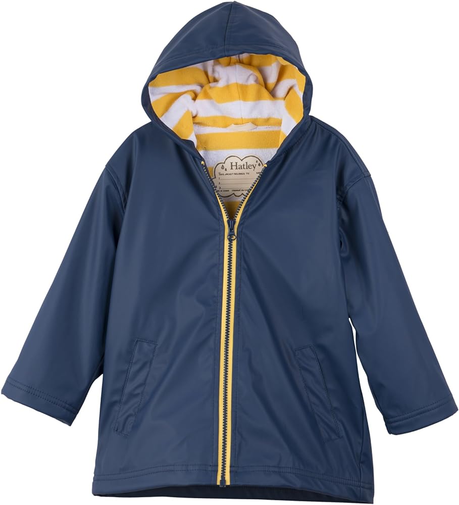 Hatley Kids Zip-up Rain Jacket