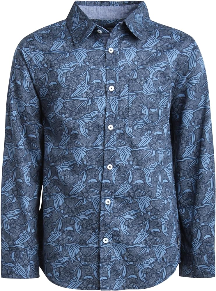 Ben Sherman Boys' Shirt - Casual Long Sleeve Button Down Collared Shirt (Size: 8-18)