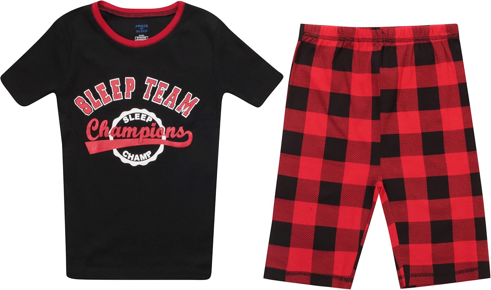 Boys Short Sleeve Cotton Pajamas Sets