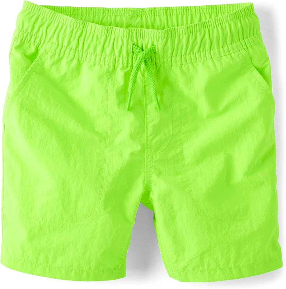 The Children's Place Boys' Quick Dry Pull on Jogger Shorts 5.5"