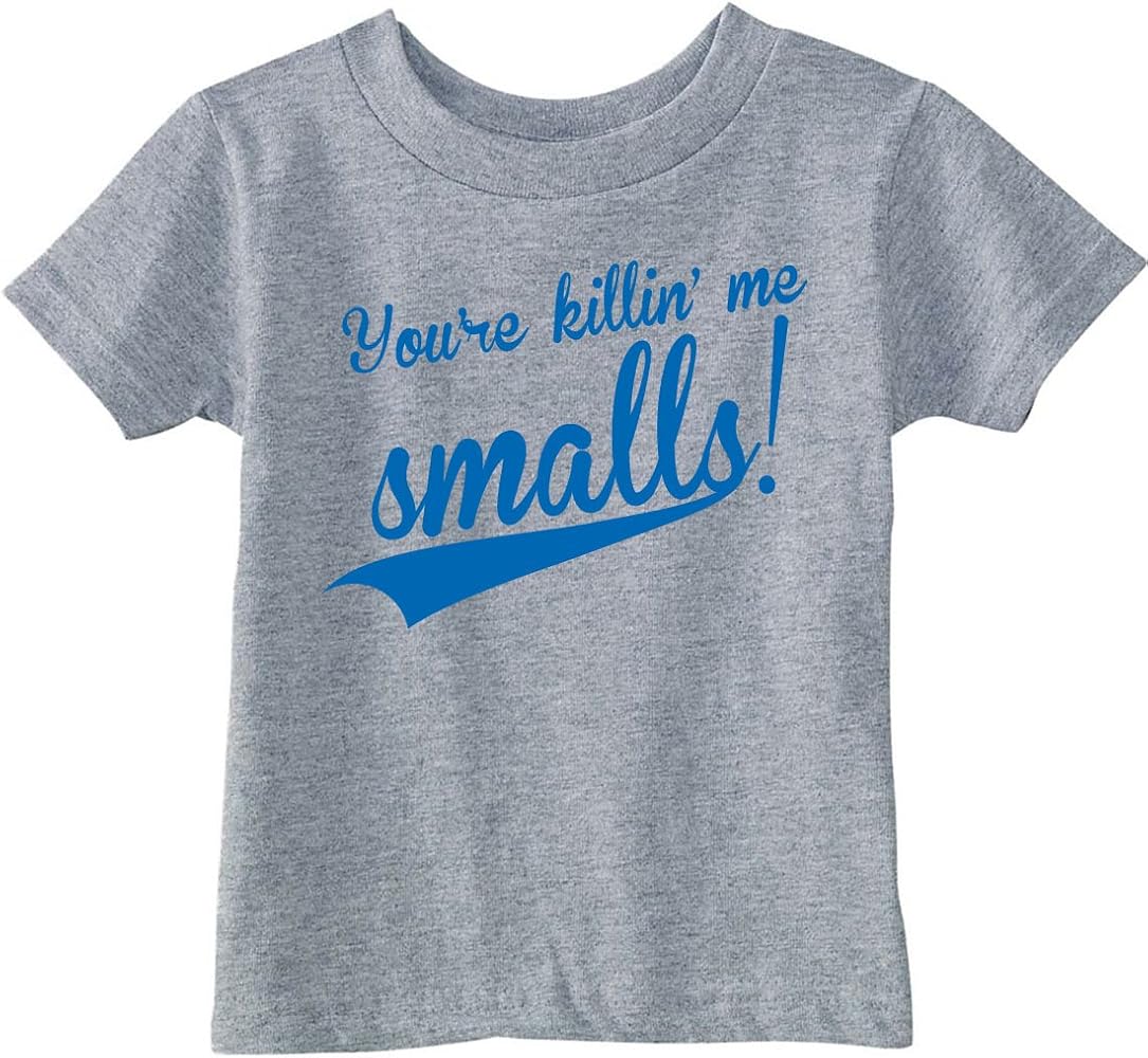 Toddler You're Killing Me Smalls Funny Vintage Baseball Graphic T Shirt for Kids