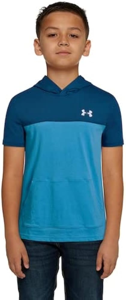 Under Armour Sportstyle Boys Active Shirts & Tees Size XL, Color: Blue/Ocean