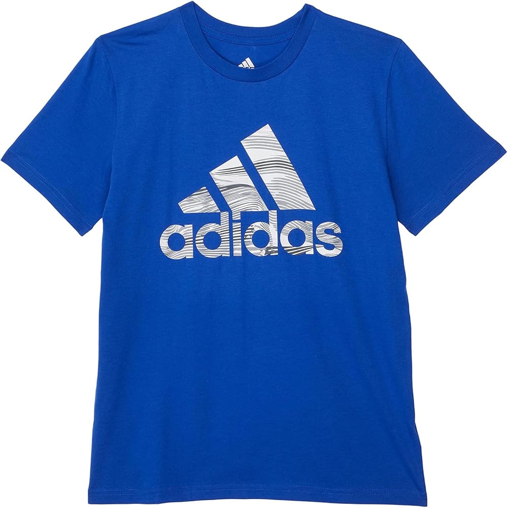 adidas Boy's Warped Camo BOS Tee (Big Kids)