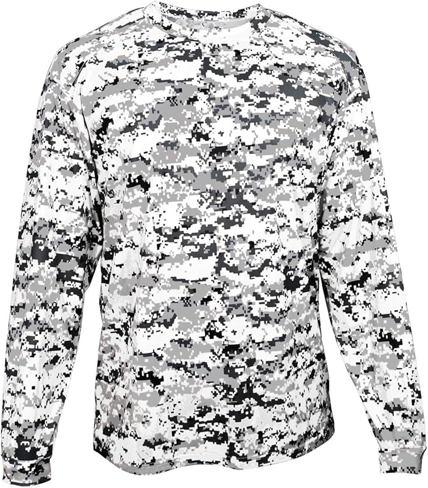 Badger Youth Digital Camo Long Sleeve T-Shirt