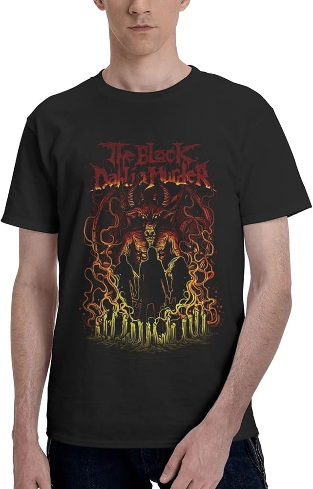 Rock Band T Shirts The Black Dahlia Murder Boy's Summer Cotton Tee Crew Neck Short Sleeve Shirts Black