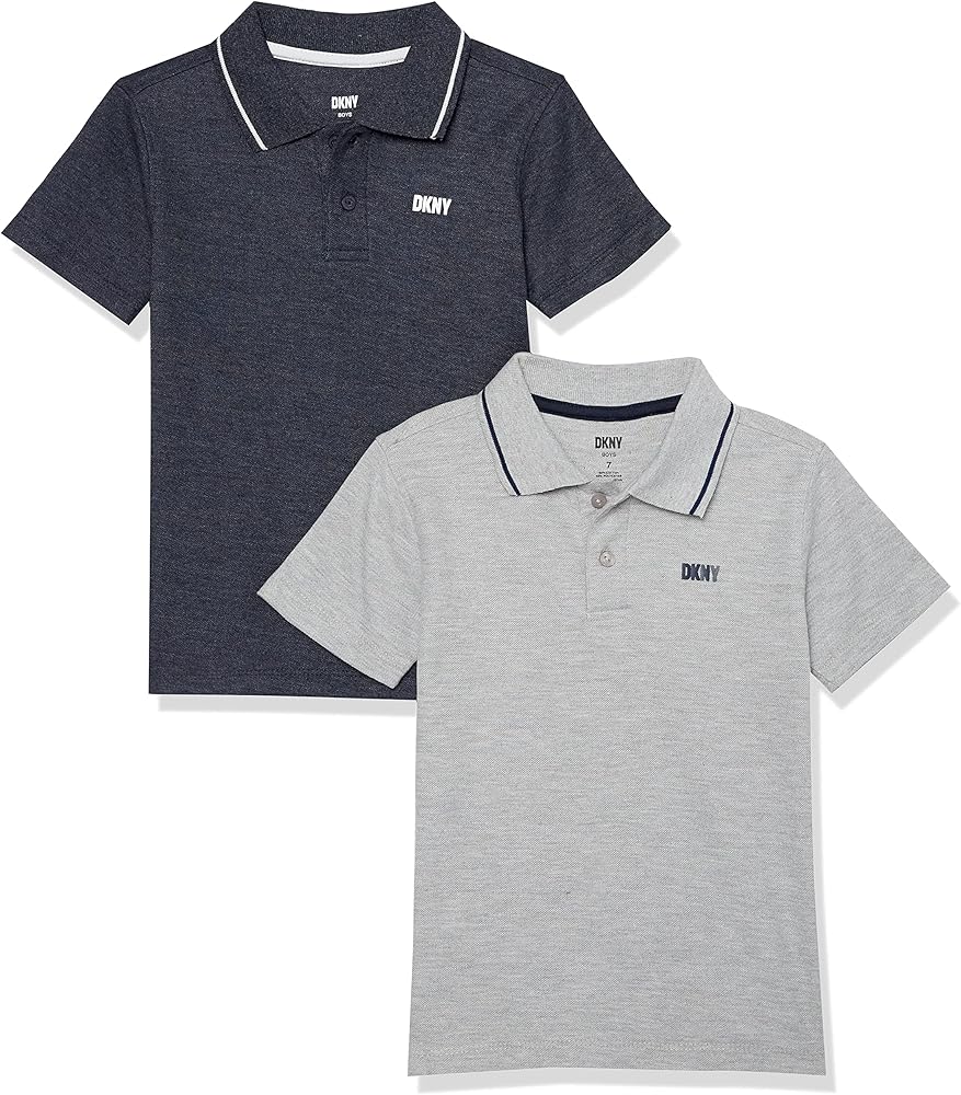 DKNY Boys 2-Pack Polo Shirt Multipack