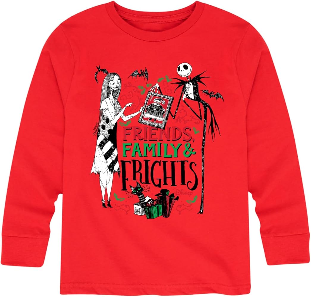 Disney The Nightmare Before Christmas - Friends Family & Frights - Toddler and Youth Long Sleeve T-Shirt