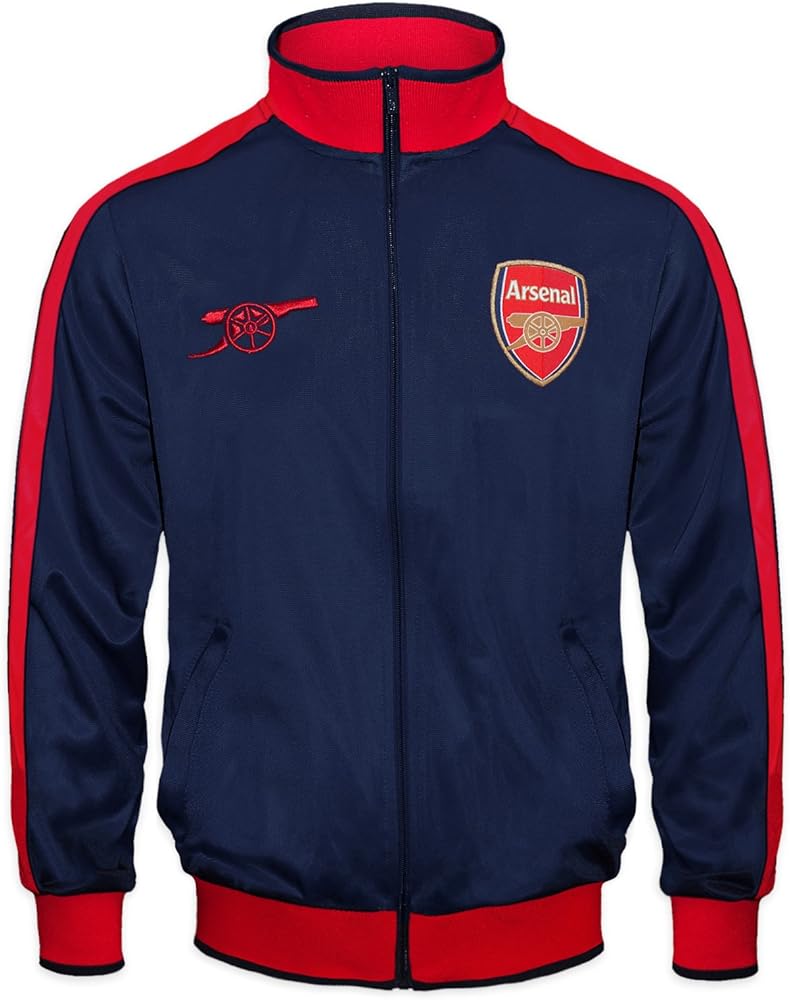 Arsenal Football Club Official Soccer Gift Boys Retro Track Top Jacket