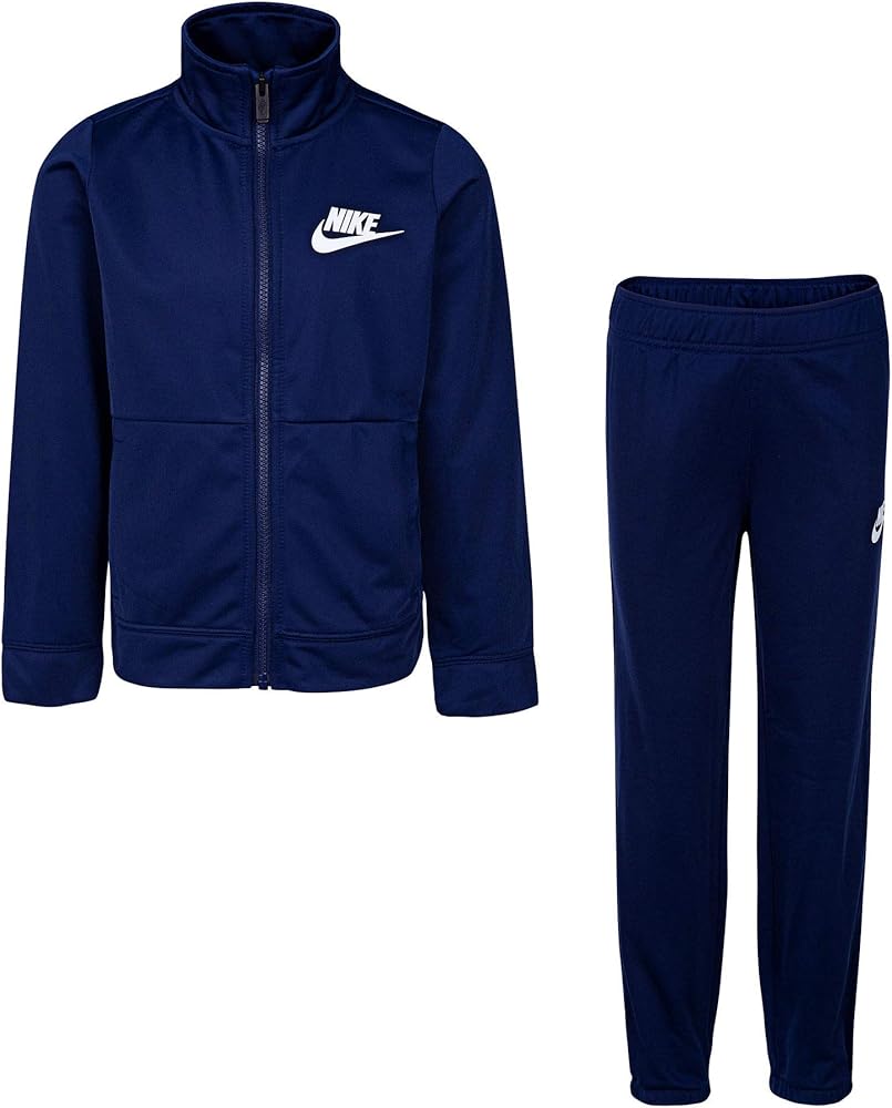 Nike Boy`sTherma Dri-Fit 2 Piece Tracksuit (Blue Void(86E130-U9L)/White, 24 Months)