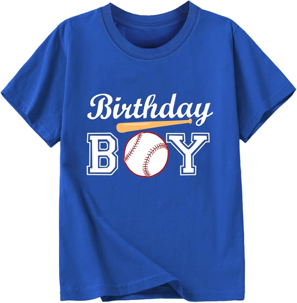 Birthday Boy Shirts Baseball/Basketball/Football Birthday Tshirts 2nd 3rd 4th 5th 6th 7th 8th 9th